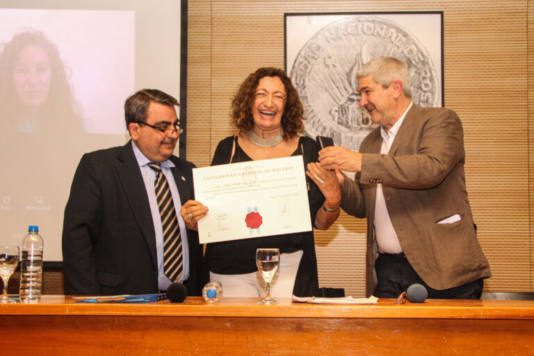 La arquitecta Ana Falú recibió el título Doctor Honoris Causa.