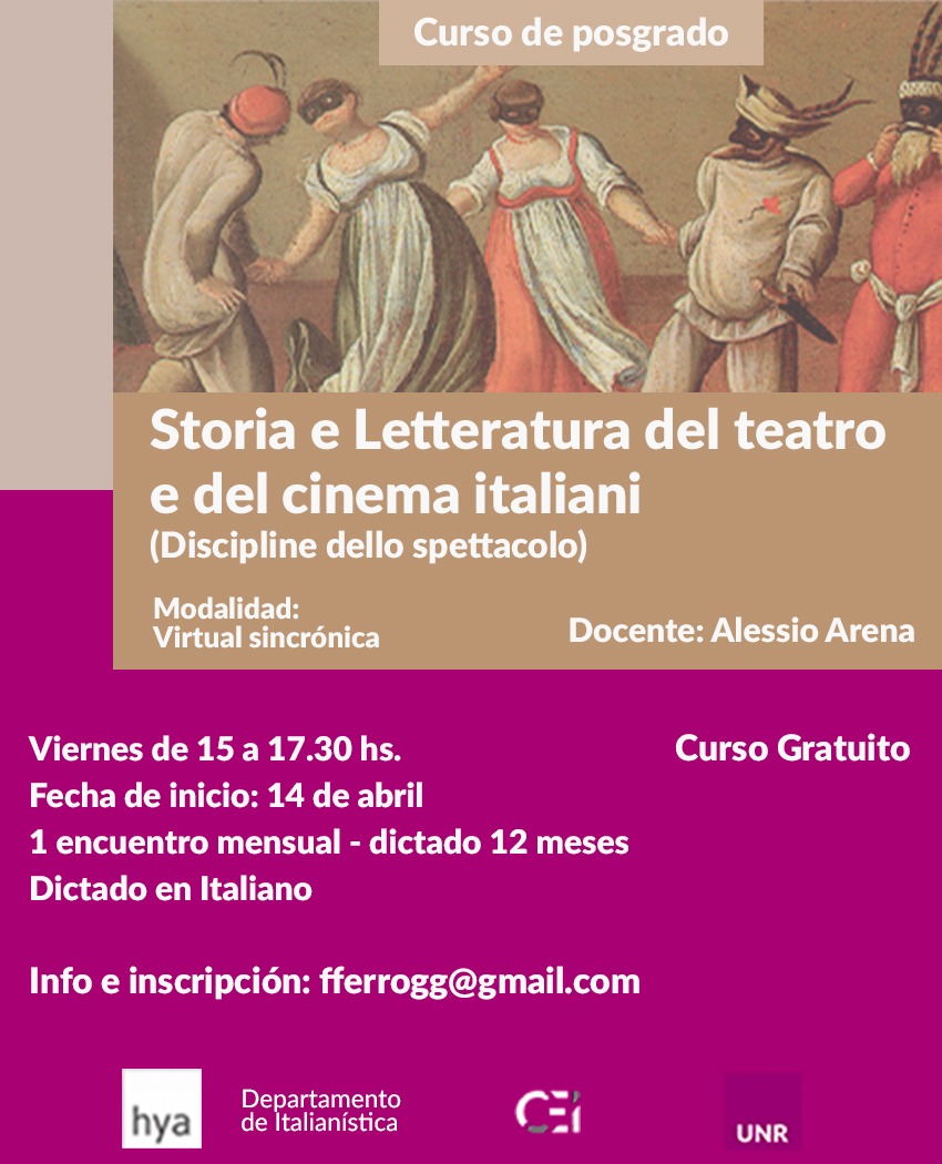 Storia e Letteratura del teatro e del cinema italiani (Discipline dello ...