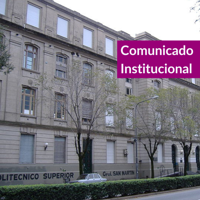 Lee más sobre el artículo Comunicado Institucional